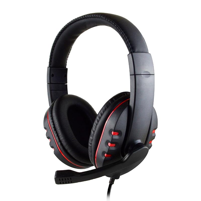 Wired Gaming Headphones Gamer Headset Game Earphones with Microphone for PS4 Play Station 4 X Box One PC Bass Stereo PC Headset