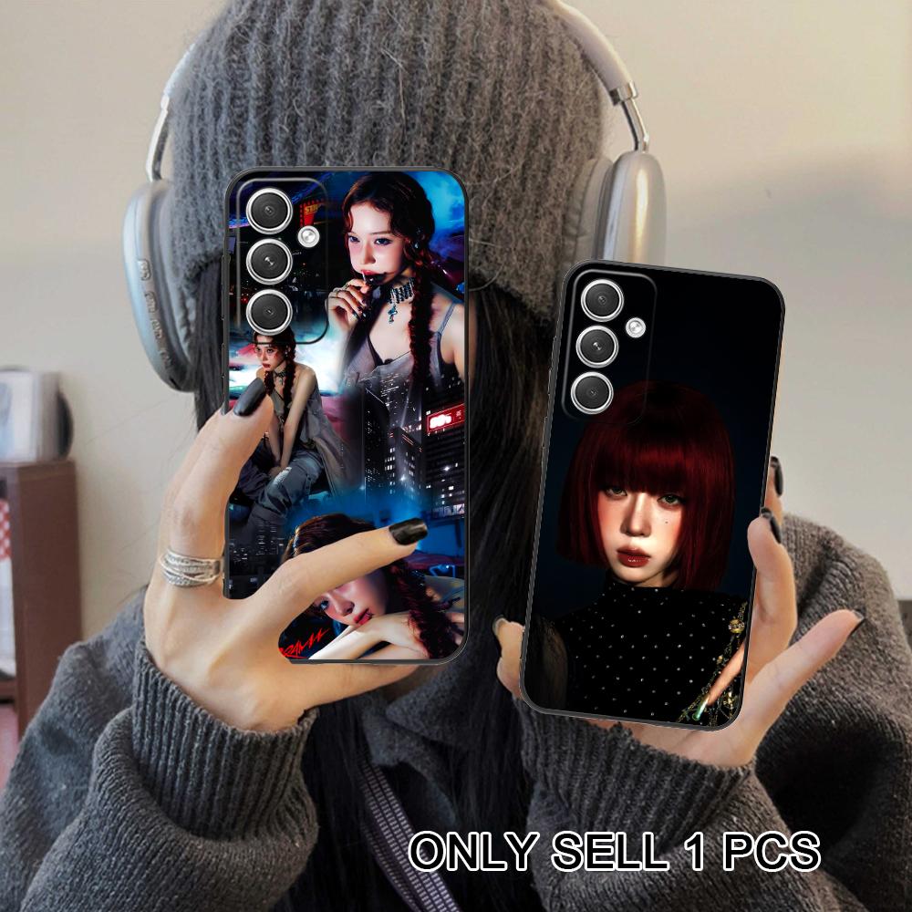 KPOP Girl Winter Phone Case for Samsung Galaxy S26 S25 S24 S23 S22 S21 S20 Note20 Plus FE Ultra Soft TPU Shockproof Cover
