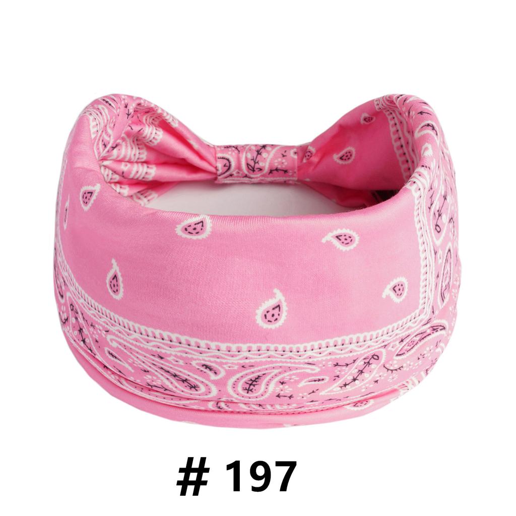 Boho Headbands Wide Knot Hair Scarf Floral Printed Hairband Elastic Turban Headwrap Stretch Head Bands Bandana Fashion Hair Accessories for Women