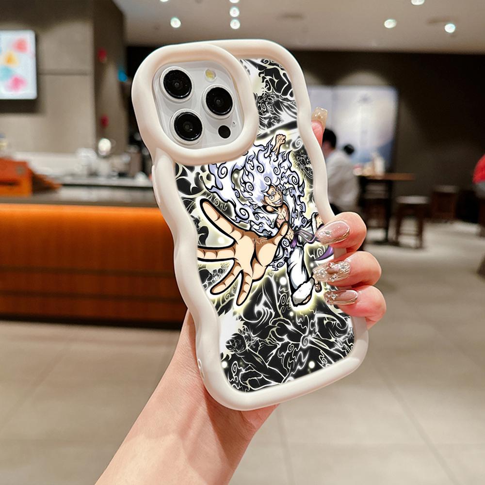 Ae92 One Piece Luffy Gear 5 Защитные чехлы для телефонов для iPhone 14 13 Pro Max 11 12 15 Plus XR Infinix Hot 40i Smart8 Tecno Big Wave Задняя крышка из ТПУ