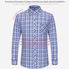 Мужская летняя клетчатая хлопковая рубашка - Повседневная, Элегантная, Универсальная мода
