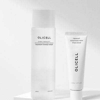 OLICELL Тонер-эссенция для ухода 150 мл + Восстанавливающий крем 50 мл