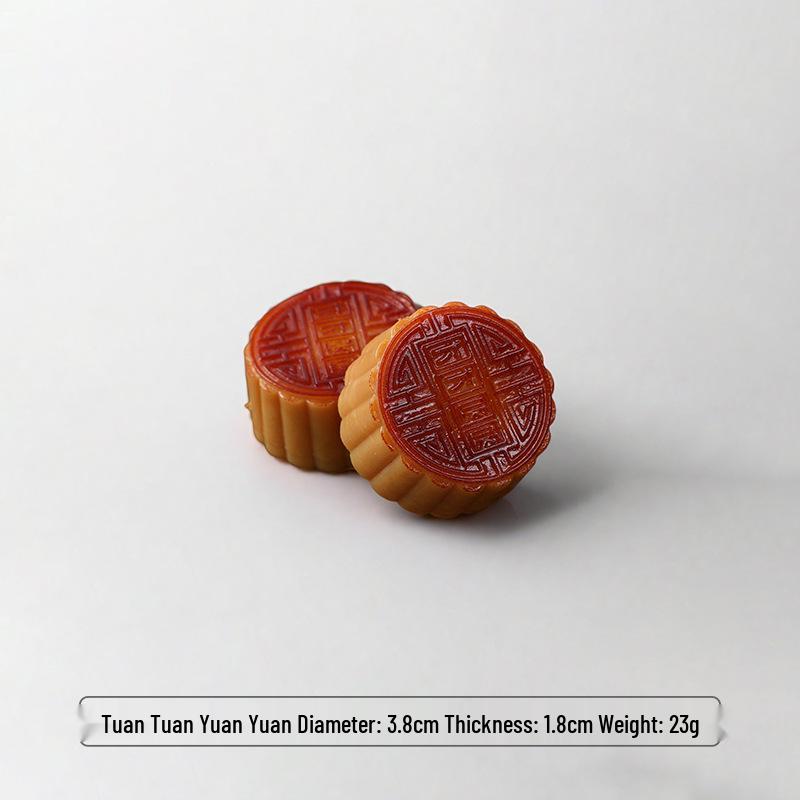 Red Bean Mooncake Simulation Toy - Children's Role-Play & Mid-Autumn Festival Decoration