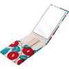 Kyoyu Japan-made hand mirror folding compact etiquette portable toothpick Japanese pattern stylish camellia Yumeji