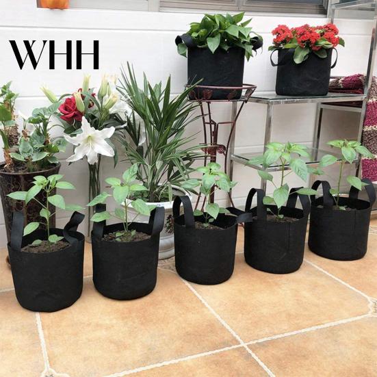 Tomato Planting Bags Non-woven Bag Outdoor Garden Plant Pot with Reinforced Handle Pots Handles Large Capacity Breathable Potato Grow Containers