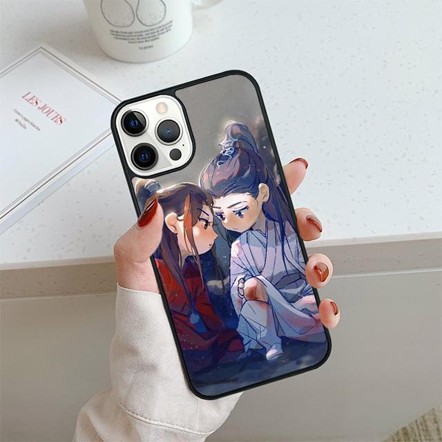 Чехол для телефона "Неукротимый Лань Чжань Вэй Усянь" для iPhone 17 Air 13 12 14 15 16 Чехол для Apple Pro Max Plus Coque