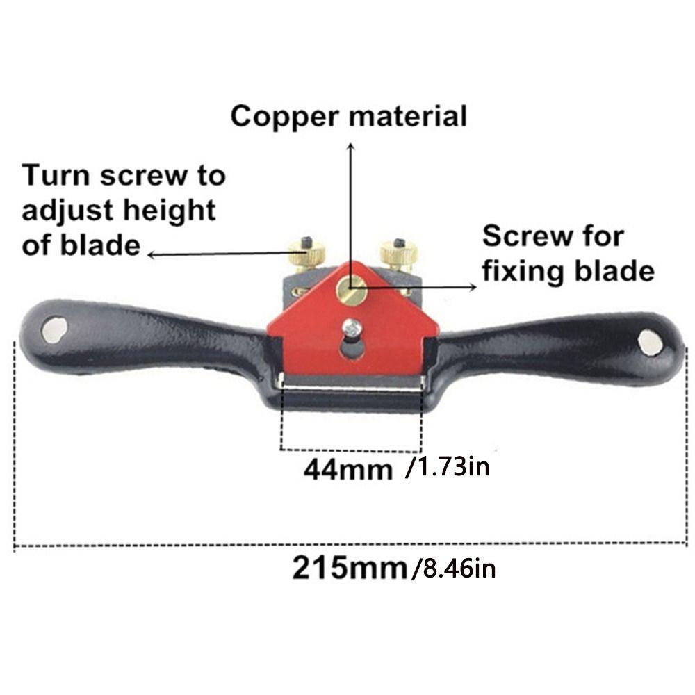 Metal Cutting Hand Planer Adjustable Edge Spoke Planer 9 Inch Manual Planer Woodworking Tools