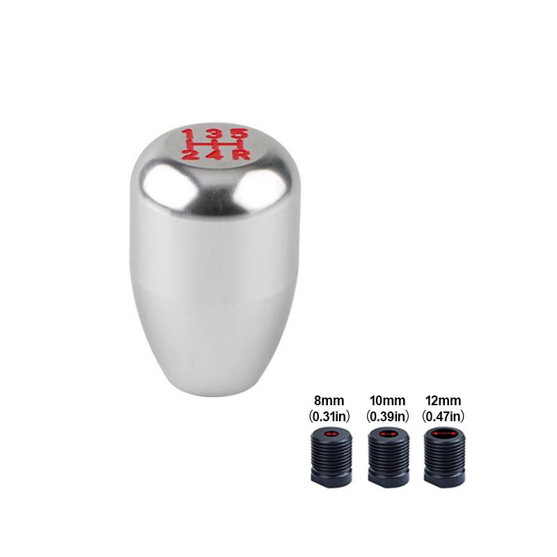 Универсальная 5-ступенчатая головка рычага переключения передач автомобиля из алюминиевого сплава, ручка рычага управления автомобилем, головка рычага переключения передач, цвет карбона, ручка рычага переключения передач автомобиля