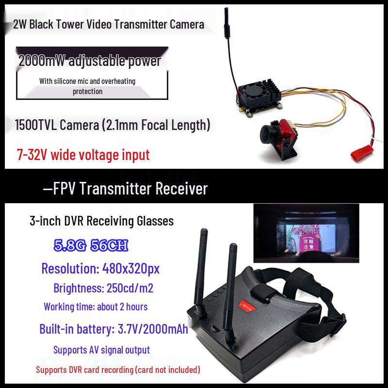 Rongyi 5.8G Analog FPV Video Transmitter & Camera Kits (CN version)