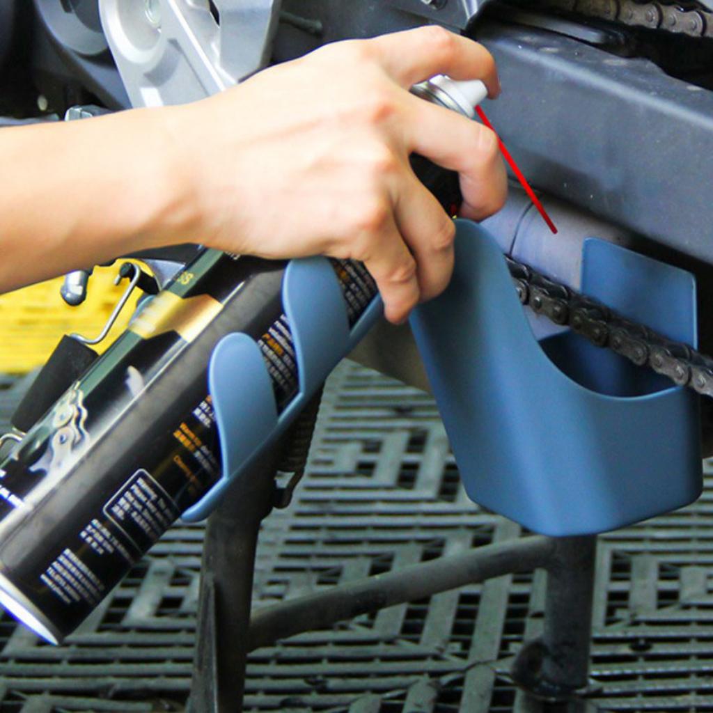 Motorcycle Bike Chain Oil Storage Tool Box Chain Cleaning Oil Splash-Proof Tool Chain Cleaning Agent Chain Oil Anti-spray Tool