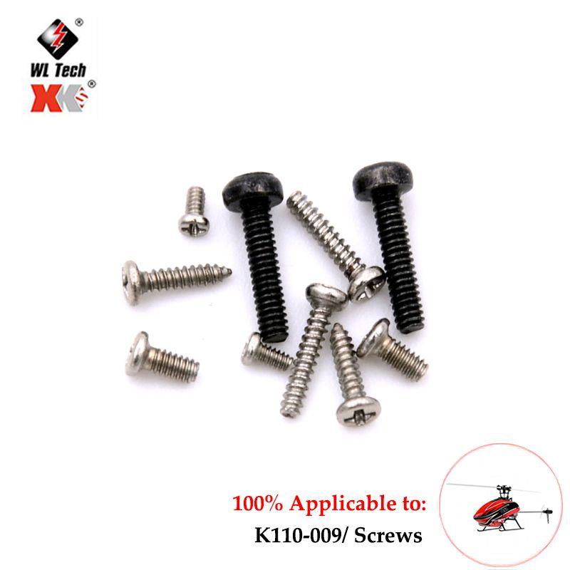 Wltoys XK K110S RC Helicopter Blades Gear Metal Tail Motor Rotor Head Canopy ESC Receiver Board Servo Main Shaft Screws Parts