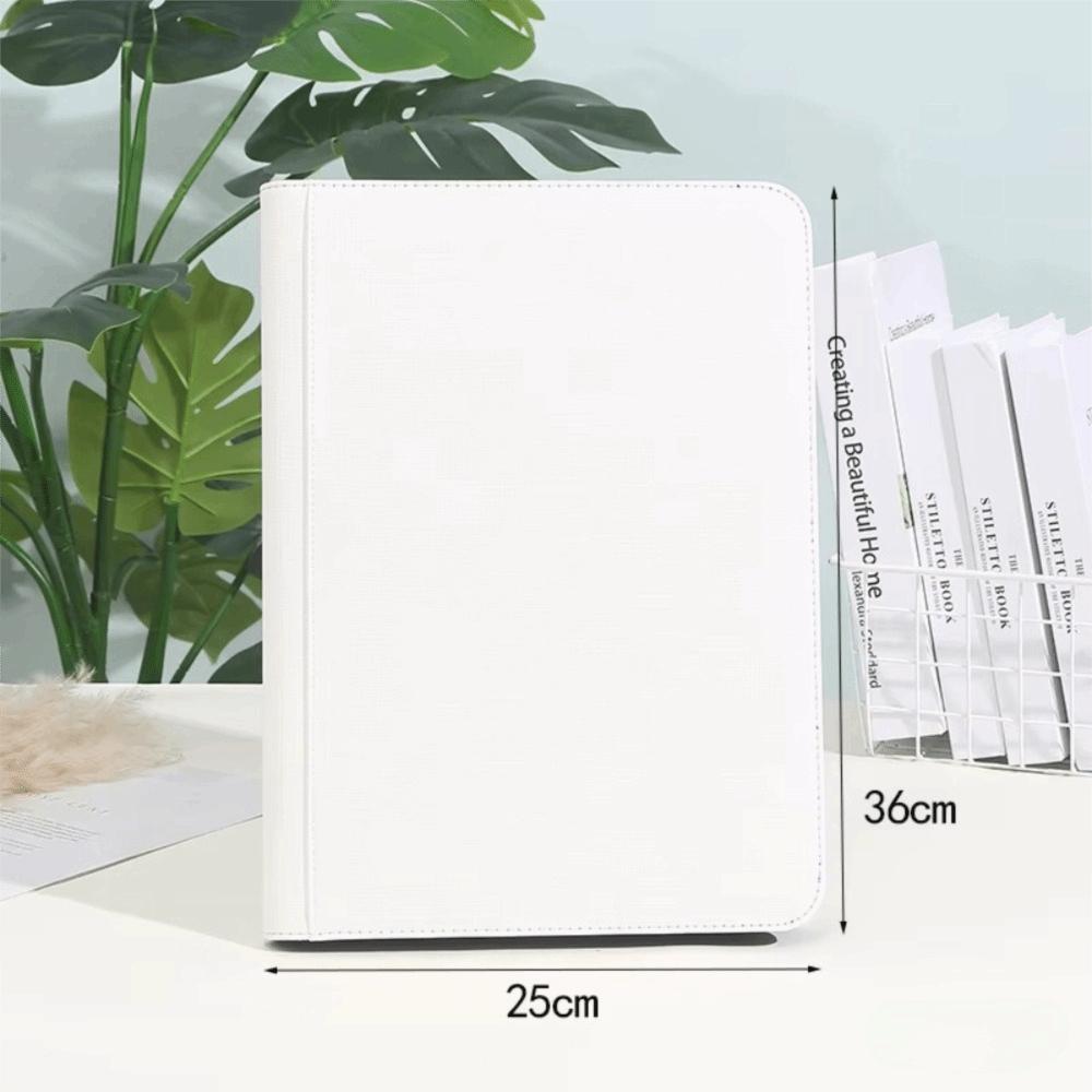 Durable 9/12 Grids Collectible Card Album PU Leather Large-capacity Storage Book Card Album Home Storage