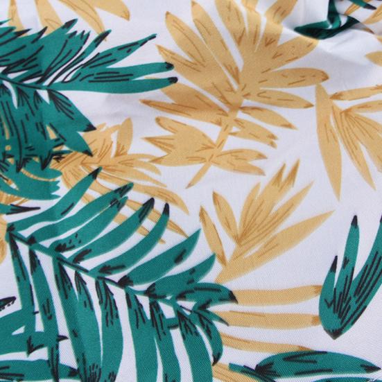 Гавайский костюм утки Лацкан Одежда для питомца Утки Принт тропических листьев Костюм для домашних уток и гусей Вечеринки Пляж Морские прогулки Наряд