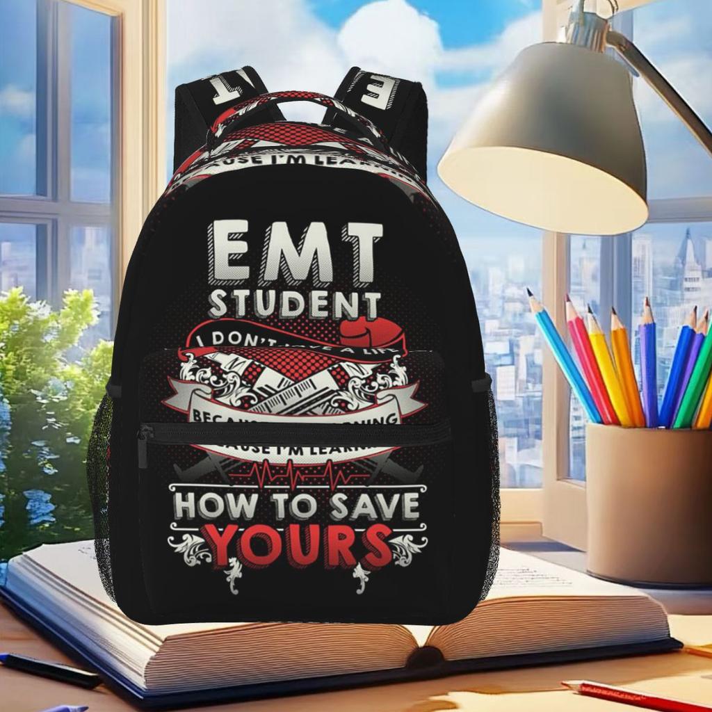 Гордый парамедик EMT Экстренный медицинский техник Медик Спасательный рюкзак Студент Мальчики Девочки Сумка для книг Детская школьная сумка Наплечные сумки