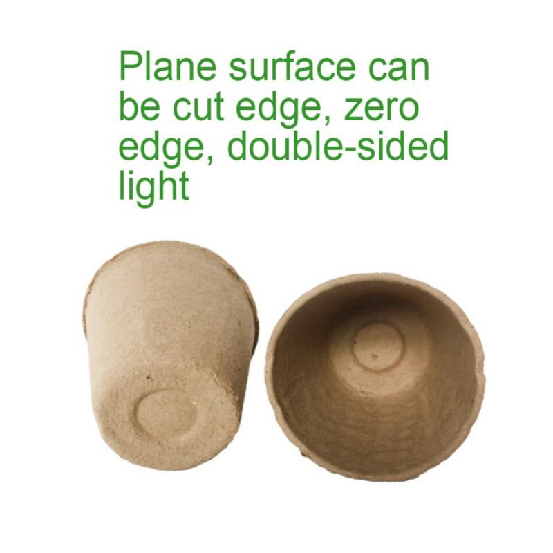 Planter 1050100pcs Nursery Pots Paper Set Round Biodegradable Seedlings Flowerpot Garden Balcony Cultivation Tray Nursery Cup