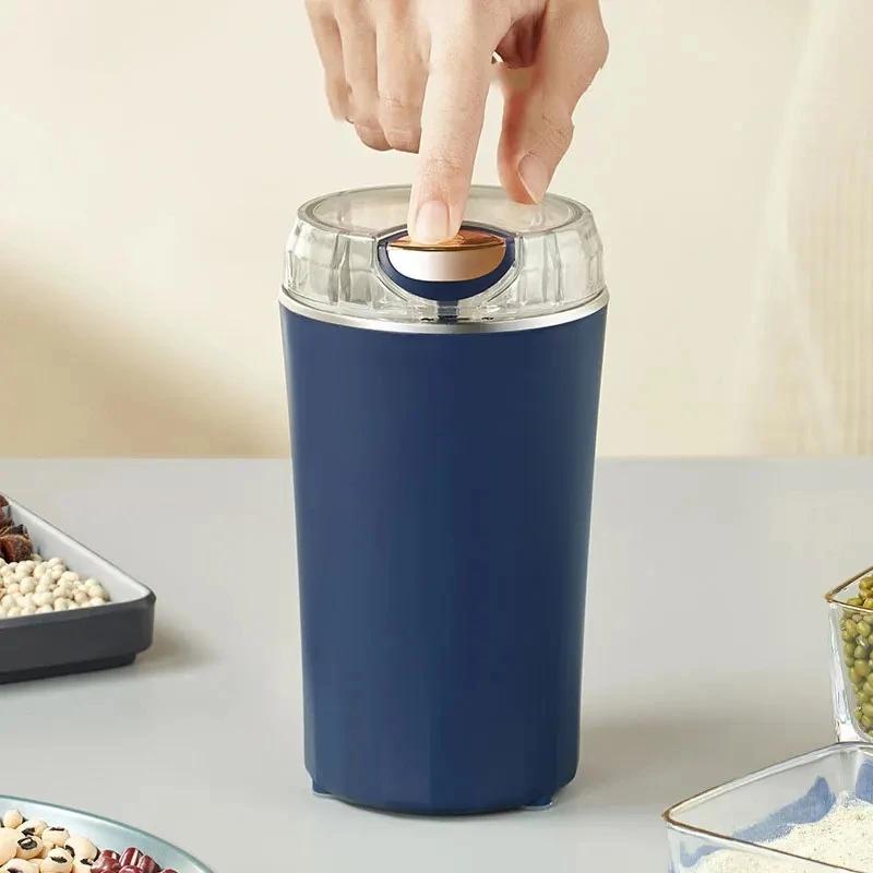 2026 New Small Electric Grinding Machine Grain Coffee Grinder Stainless Steel Nuts Beans Grains Mill Herbs for kitchen