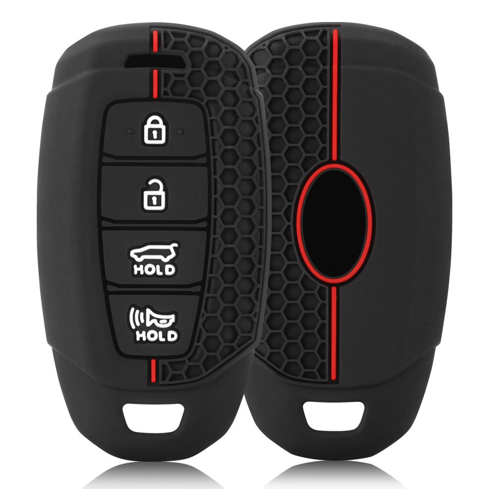 Силиконовый чехол для автомобильного брелока, чехол для брелока Hyundai I30 Ix35 KONA Encino Solaris Azera Grandeur Ig Accent Santa Fe Palisade