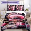 3pcs Custom Name Cartoon One Piece Chopper Bedding Set Duvet Cover Closure Includes 1 Duvet Cover & 2 Pillowcases for All Seasons Bedroom Decor