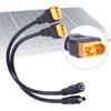 XT60 Male to 5.5x2.1mm/5.5x2.5mm Male/Female XT60 Connector XT60 Adapter for Outdoor Power Cords Solar Batteries