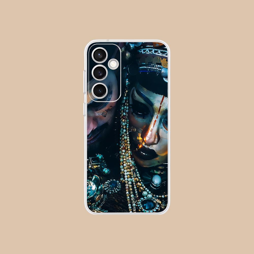 Jibaro Siren Mobile Cell Phone Case for Samsung Galaxy S25 S24 S23 S22 S21Plus FE Ultra Clear Colorful Cover Smartphone Luxury