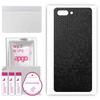 apgo Protective Skin Sticker for the Back Compatible with Ulefone T2 Pro, Wrap Film, Foil, Vinyl - Pattern Black Honeycomb