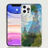 Claude Monet Garden Lotus Bridge Case Phone Cover for Apple iphone 16 15 14 13 12 Mini 11 Pro Max 16E X XS XR 7 Plus 8 + SE 2020