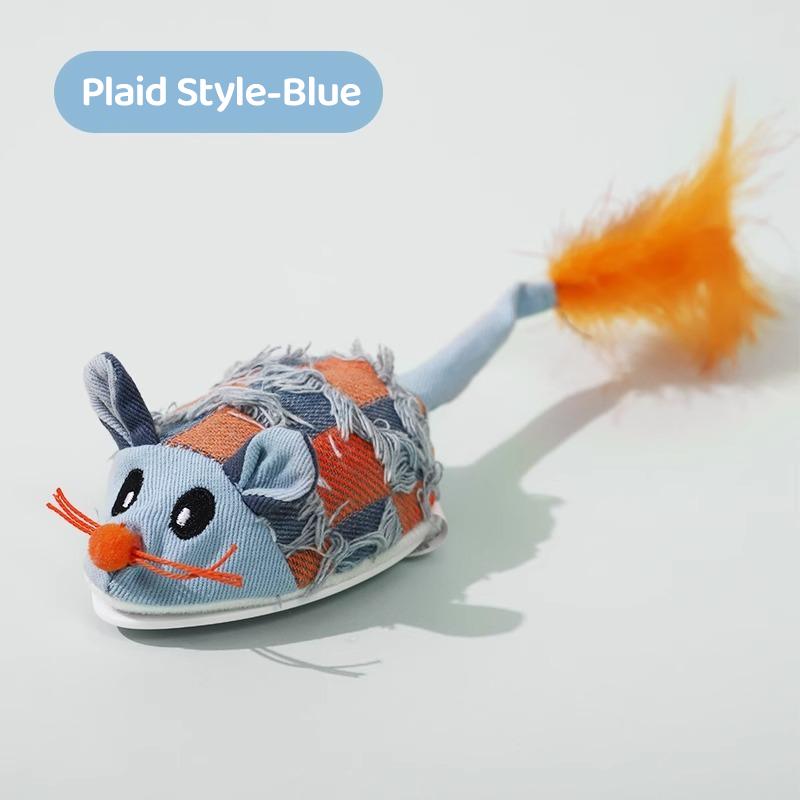 Интерактивная игрушка для кошек Автоматические электрические игрушки для кошек Движущаяся мышь Мыши Котенок Самостоятельная игра Собаки Играют Тренировка Зоотовары