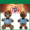 Мягкая игрушка Kick The Buddy, Кристально-мягкий мех, Коричневый, Высота 30 см, Наполнитель из ПП хлопка