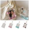 Transparent Star Student Card Cover With Keychain ID Card Holders  Idol Card