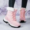 Winter Women’s Padded Boots Snow Boots Hiking Boots for Girl Boots Outdoor Waterproof Lightweight Women’s Winter Mid-calf Boots