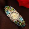 Quartz Movement Flower Watch Alloy Quartz Bracelet Wristwatch  Casual Occasion
