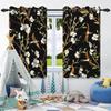 2 шт. Роскошные шторы с цветами в стиле бохо для дома, спальни, гостиной, затемняющие, теплоизоляционные, шумопоглощающие, светонепроницаемые шторы