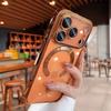 Роскошный прозрачный чехол из мягкого ТПУ с гальваническим покрытием и поддержкой MagSafe для iPhone 17 Pro Max Air 13 14 15 16 12 11 Pro Max 16E Plus, силиконовый чехол