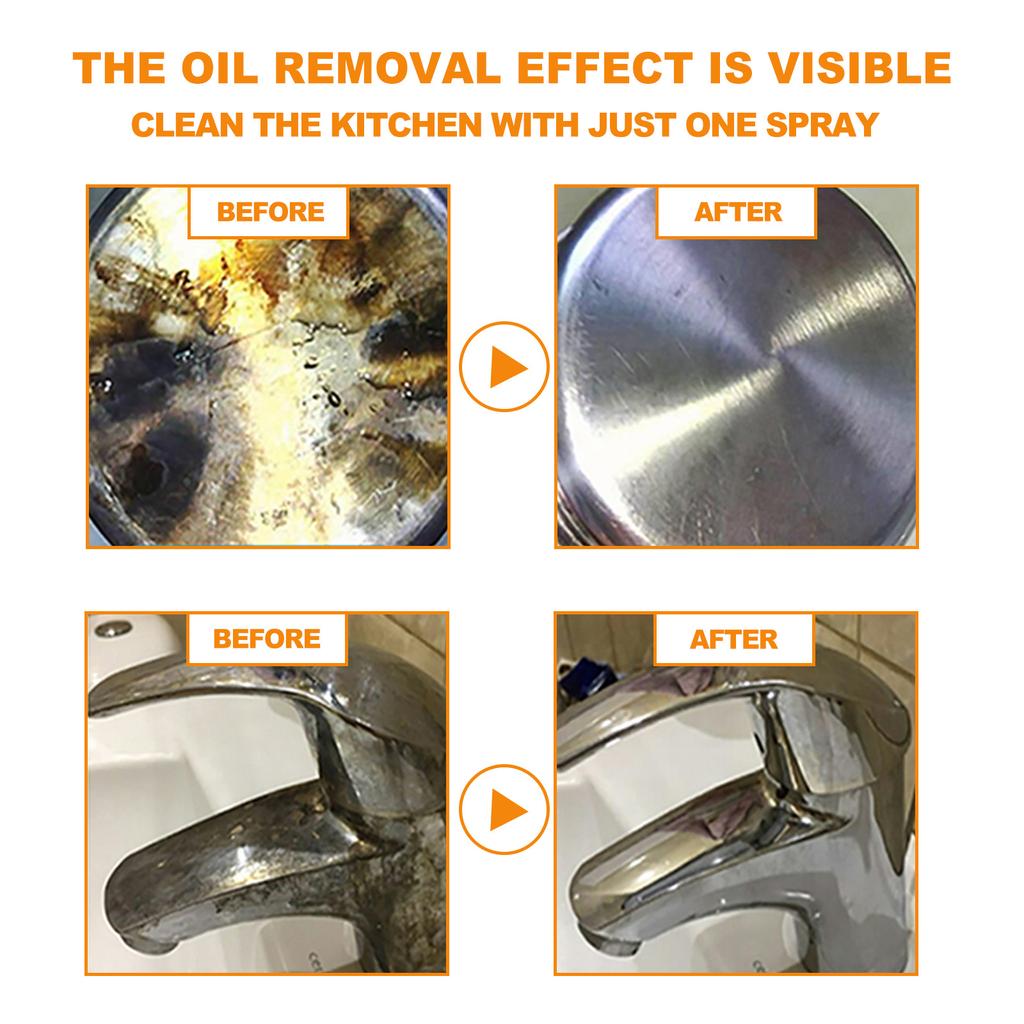 Очиститель масла Bubble Spray Remover Жировая пена Многоцелевая очистка масла для кухонных решеток Пена для мытья кухонной утвари Обезжириватель