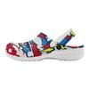 Color Print EVA Garden Clogs Women Men Lightweight Breathable Slip On Shoes Beach Pool Bathroom Home Sandals Home Outdoor Use