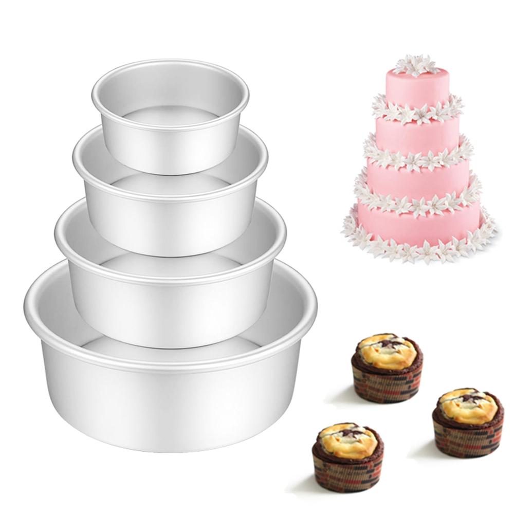 Deep Side One-pice Molding Wedding for Birthday Round Deep Bakeware Cake Pan Cake Mold Baking Pan