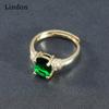Классическое кольцо Lindon из медного сплава с цирконием, женские ювелирные изделия, свадебный подарок для вечеринки