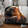 Lord Rings Blanket Comfortable Perfect for Office Chair Sofa Chair for All Occasions Playful Design Gift for Travel Home Birthdays