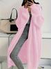 Women's Autumn/Winter Long Knit Cardigan: Loose Fit, Lazy Style, Long Sleeve Base Layer.