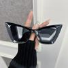 Vintage Cat Eye Sunglasses Women Men Cool Mirror Lens Stylish Sun Glasses Female Male Personality Colors