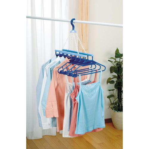 Shimomura Kihan Airy Hanger, 8-Row, Made in Japan, Indoor Drying Clothes Dryer, 30128, Tsubame-Sanjo