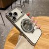 Кристальный чехол для линз Lux с подставкой-зеркалом, Совместим с сериями iPhone 13-17