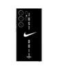 Чехол - Nike - Samsung Galaxy S25 Ultra - Силикон - Just do it - Черный