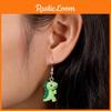 Animal Dinosaur Shape Earrings With Handcrafted Art For Women Jewelry Casual