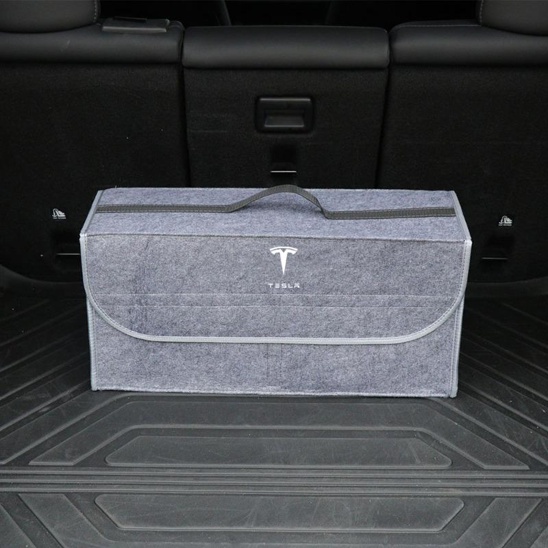 Car Trunk Large Capacity Sundries Storage Box Organizer Bag Tool Case For Tesla Model 3 Model X S 2016-2020 Decals TM3 TMX TMS Decal