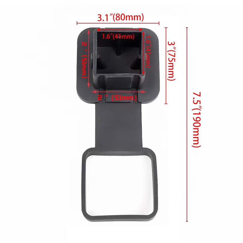 Пыленепроницаемая заглушка для крюка прицепа. 2-дюймовое сцепное устройство для прицепа. Пылезащитная крышка защитного кожуха сохранится в безопасности и без грязи. Простая установка.