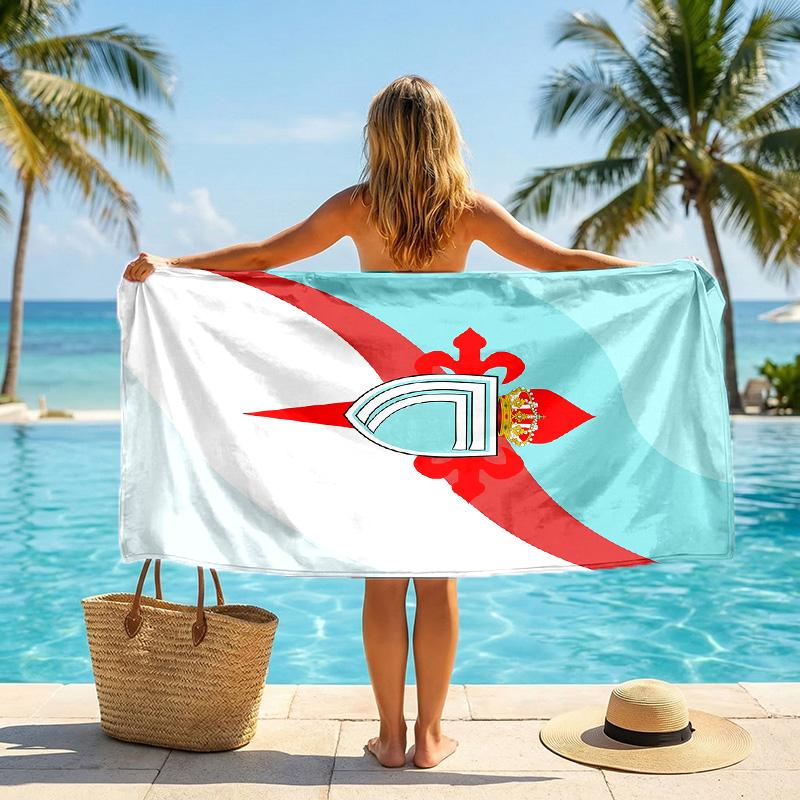 Celta Vigo FC print Quick Dry Beach Towel Microfiber Absorbent Portable Travel Swimming Towel
