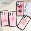 Чехол для телефона Girl power Feminist для iPhone 11 12 13 14 Pro Max mini X XR XS SE 2020 6S 7 8 Plus Samsung Galaxy S21 S22