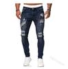 Модные европейские и американские узкие рваные мужские джинсы