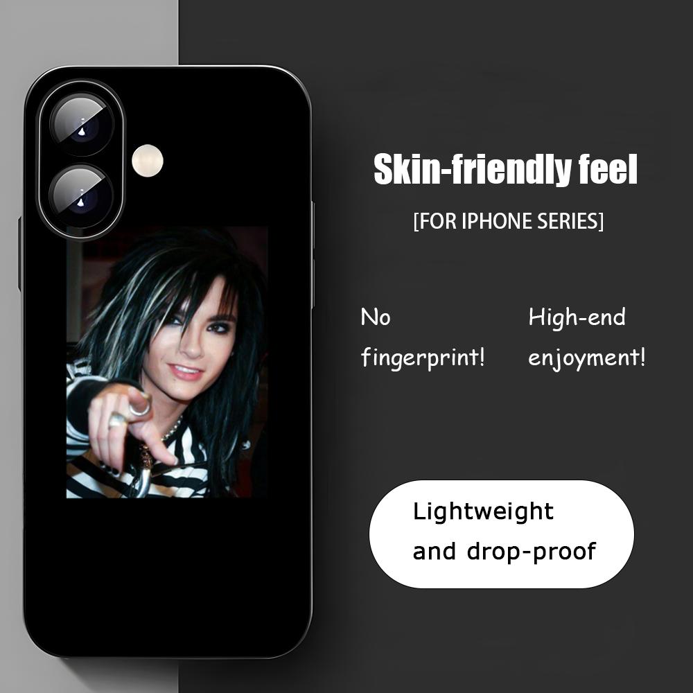 Чехол для телефона Singer Bi-ll Ka-uli-tZ ROCK для iPhone 17 16 15 14 13 12 11 X XR XS 8 Plus Mini Pro Max Мягкий черный Ударопрочный чехол